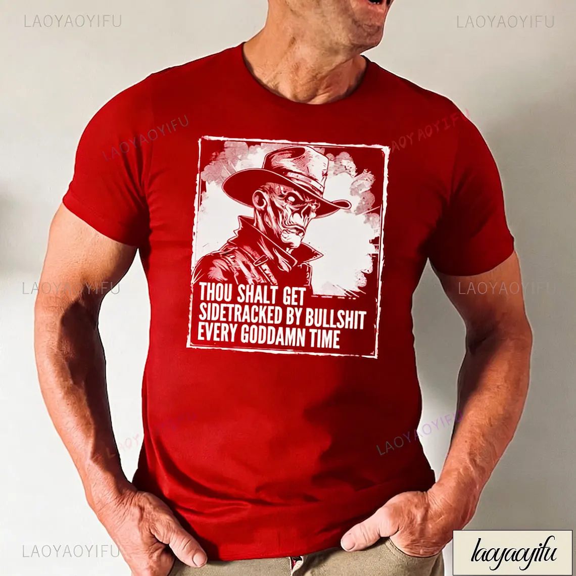 The Ghoul Golden Rule in White Companion Unisex Gaming T Shirt Y2k Shirts for Women Women Clothing Casual Fashion Comfortable