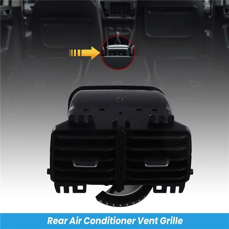 عادي 5TD819203 مسند الذراع الخلفي صندوق التيار المتناوب تنفيس مصبغة منفذ فتحات تكييف الهواء لشركة فولكس فاجن توران L 2016-2021