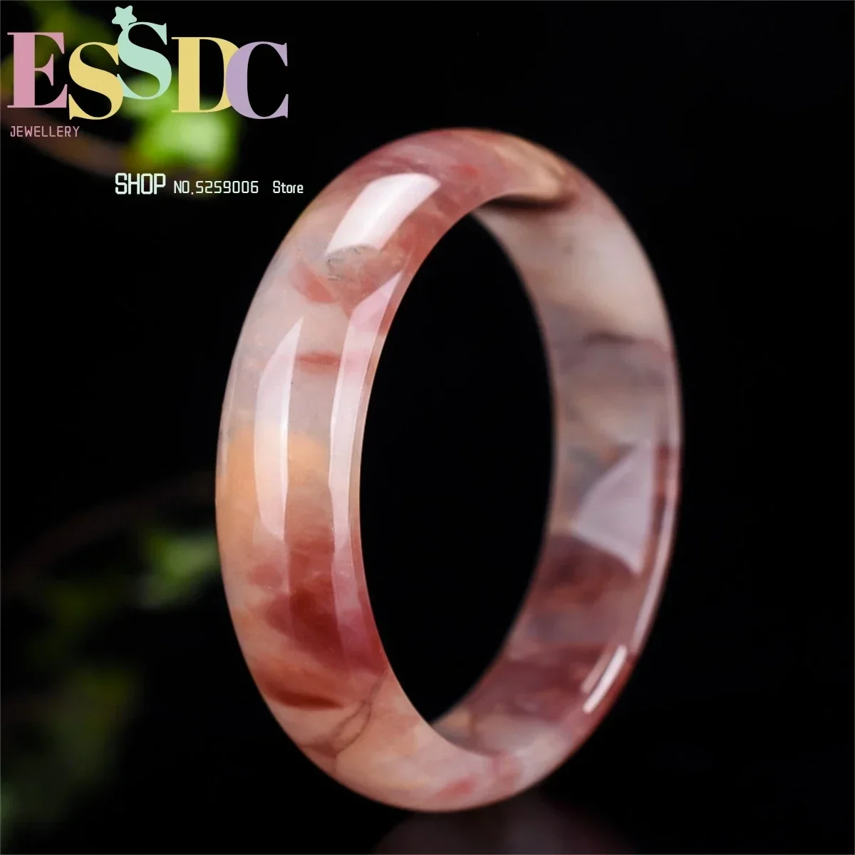 Natural Golden Silk Jade Bracelet Xinjiang Violet Manufacturer Wholesale Fashion Women Retro Generous Ethnic Style Jewelry Gift