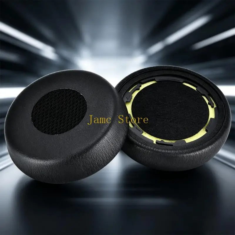 LX0B Meeting and Class Headsets Cushions Covers, 1Pair Oval Replacement Ear Pads with Side Hole Detail and Meshes Opening for
