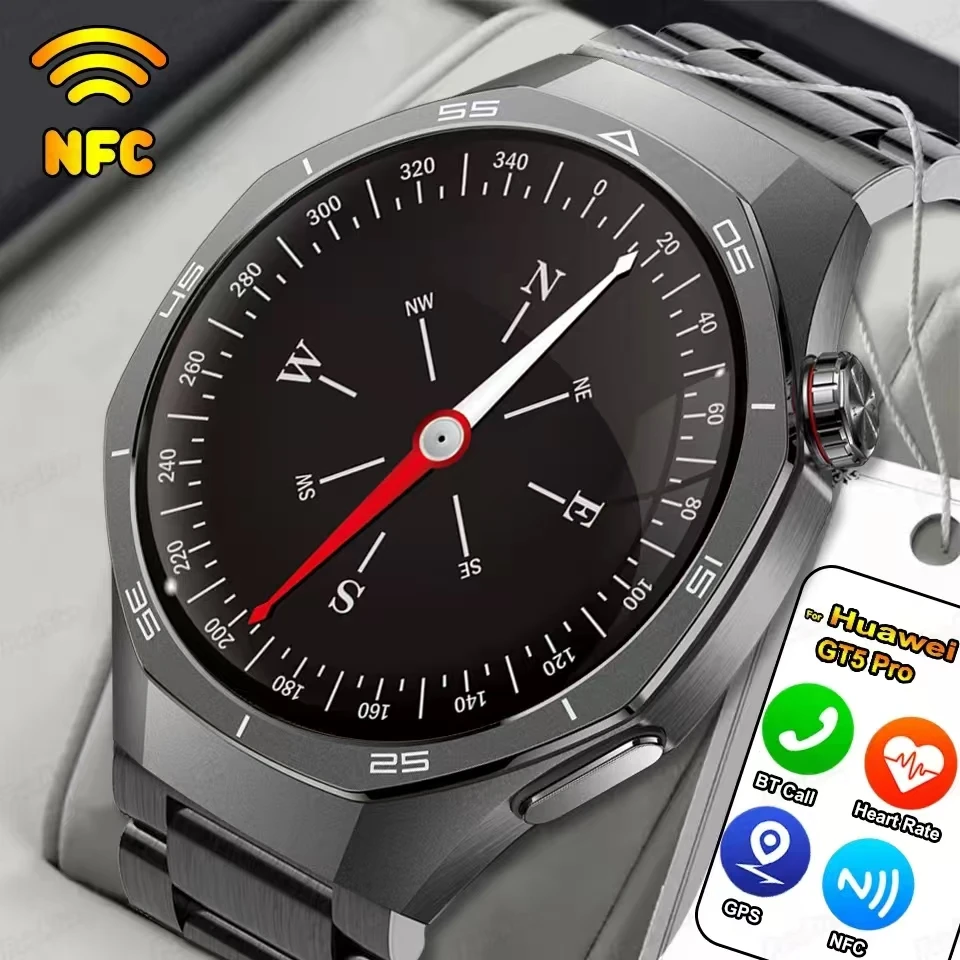 The New Huawei Smart Watc GT5 Pro Smartwatch Xuanji Sensing System Advanced Sports Emotional Health Assistant Long Endurance NFC