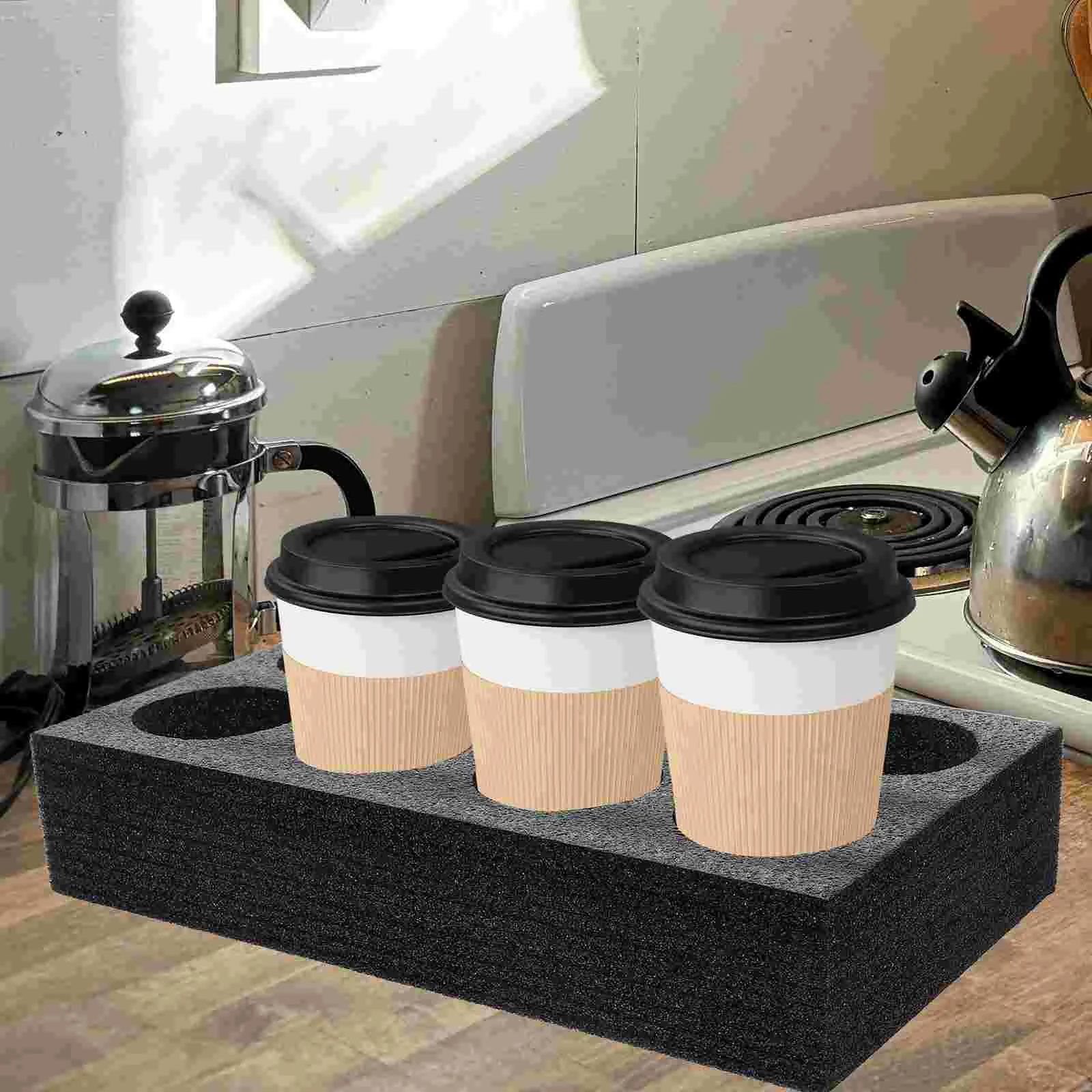 

Cooler Milk Tea Cup Holder Shopping Water Bottle Epe Beverage Takeout Accessory