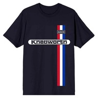 Oasis T-Shirt Knebworth Stripe Noel Liam Gallagher Official Band New Navy American Band Singer T-shirt Men Short-sleeved Women