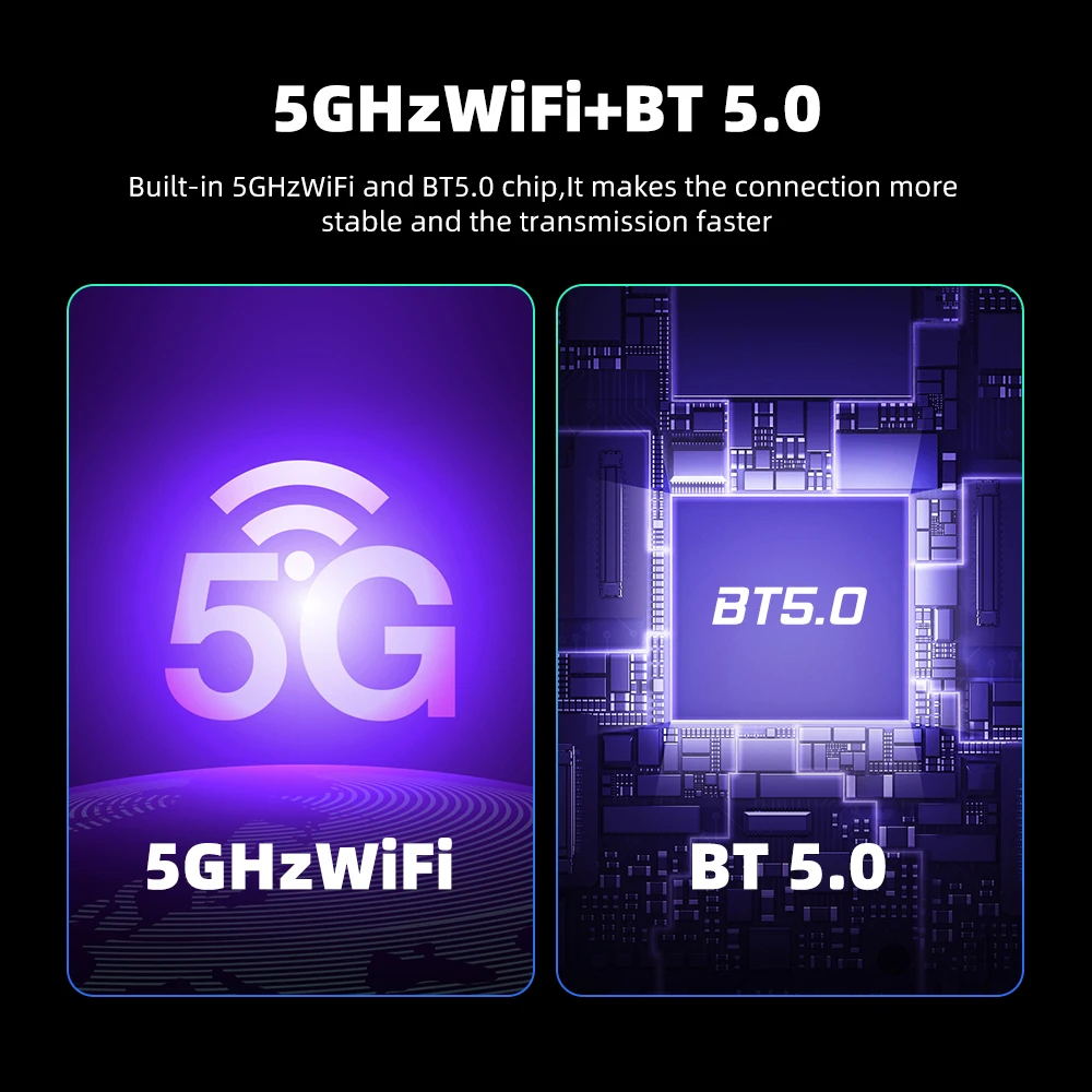 2in1 Mini Carplay Android Auto Adapter Wired To Wireless Car Play Box New Smart Ai Box Bluetooth WiFi Spotify Connect