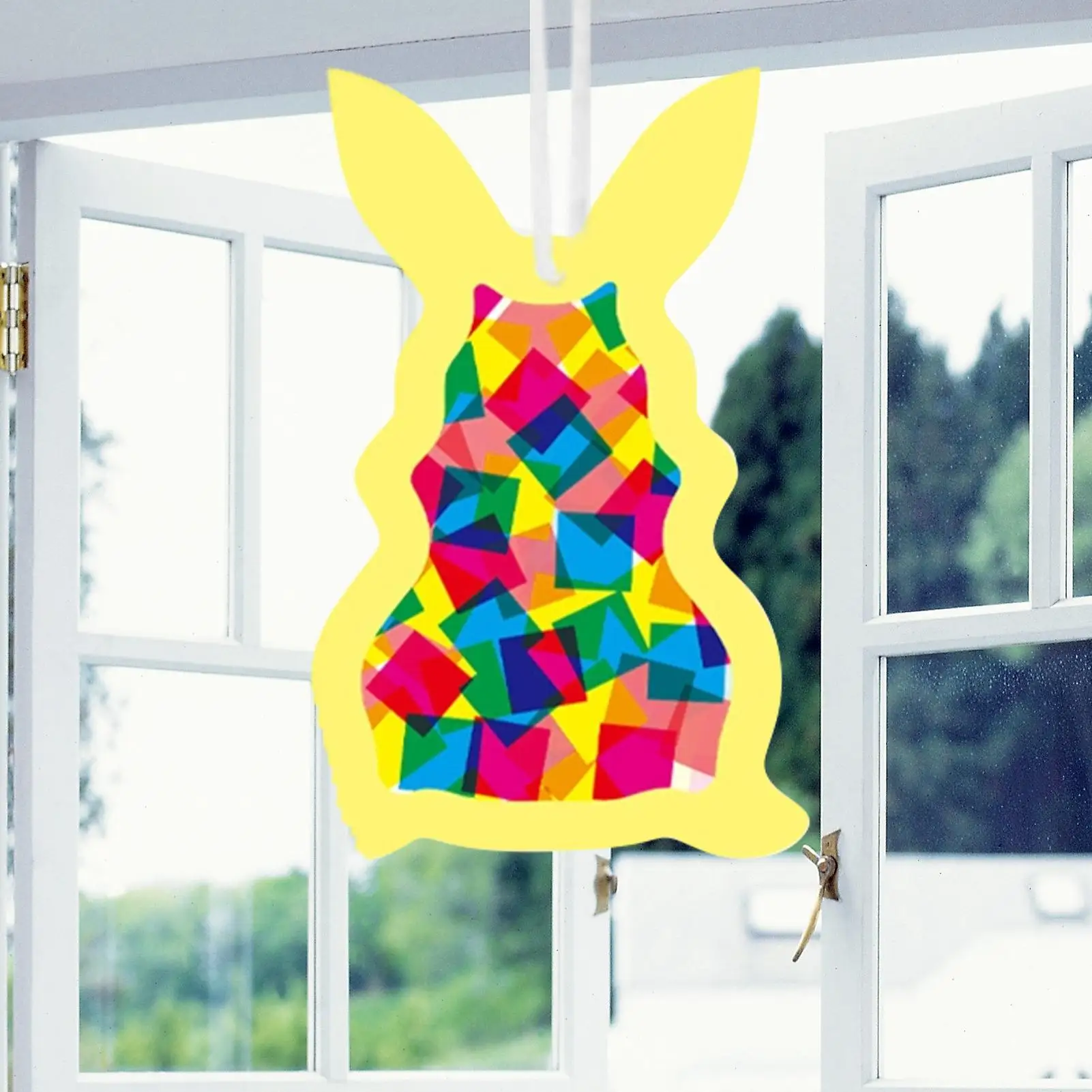 Kids Art Paper Portable Activity Crafts Supplies Paper Ornament Art For Boy Girl Home Glass Window Birthday Party Outdoor School