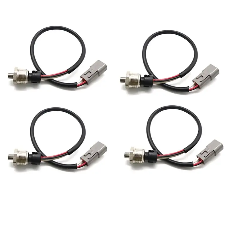 

4 Pcs Pressure Sensor Replace 42-1309 41-7959 For Thermo King Transducer Discharge
