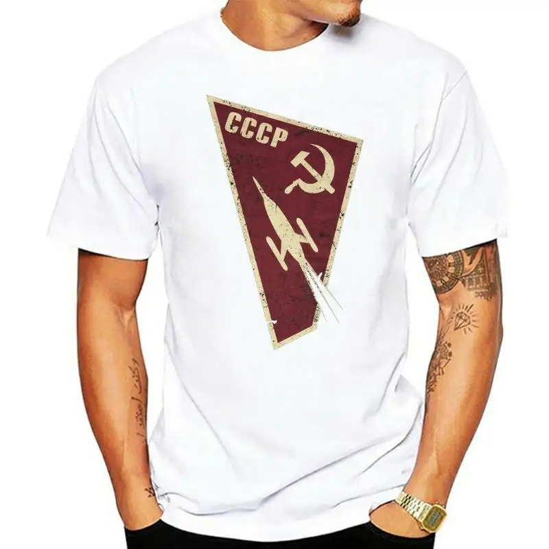 CCCP Russian T-Shirt USSR RUSSIA Retro Cult East Fun GDR Roscosmos