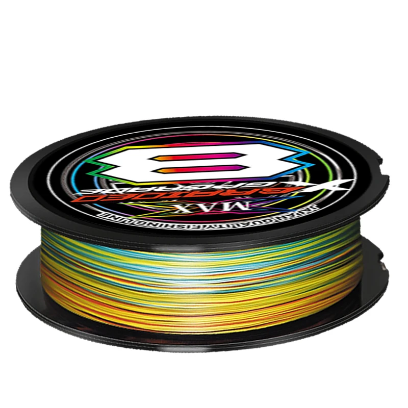 

Strong Strength Fishing Line 200m X8 Multicolored Ultra Density Main Line Braided Multifilament Fishing Line