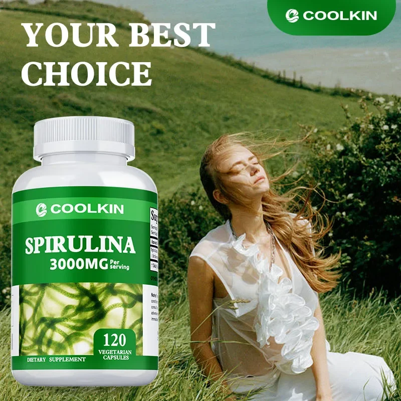 Spirulina Capsules 3000mg - Supports Immune Health and Cardiovascular Function, and Enhances DigestionSupplements - Image 6