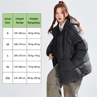 Women Winter Coat Hooded Jacket Parkas Thiened Warm Cotton Jaet Minimalist Youth Fashion Windproof Thick Warm Lady Winter Jacket 4