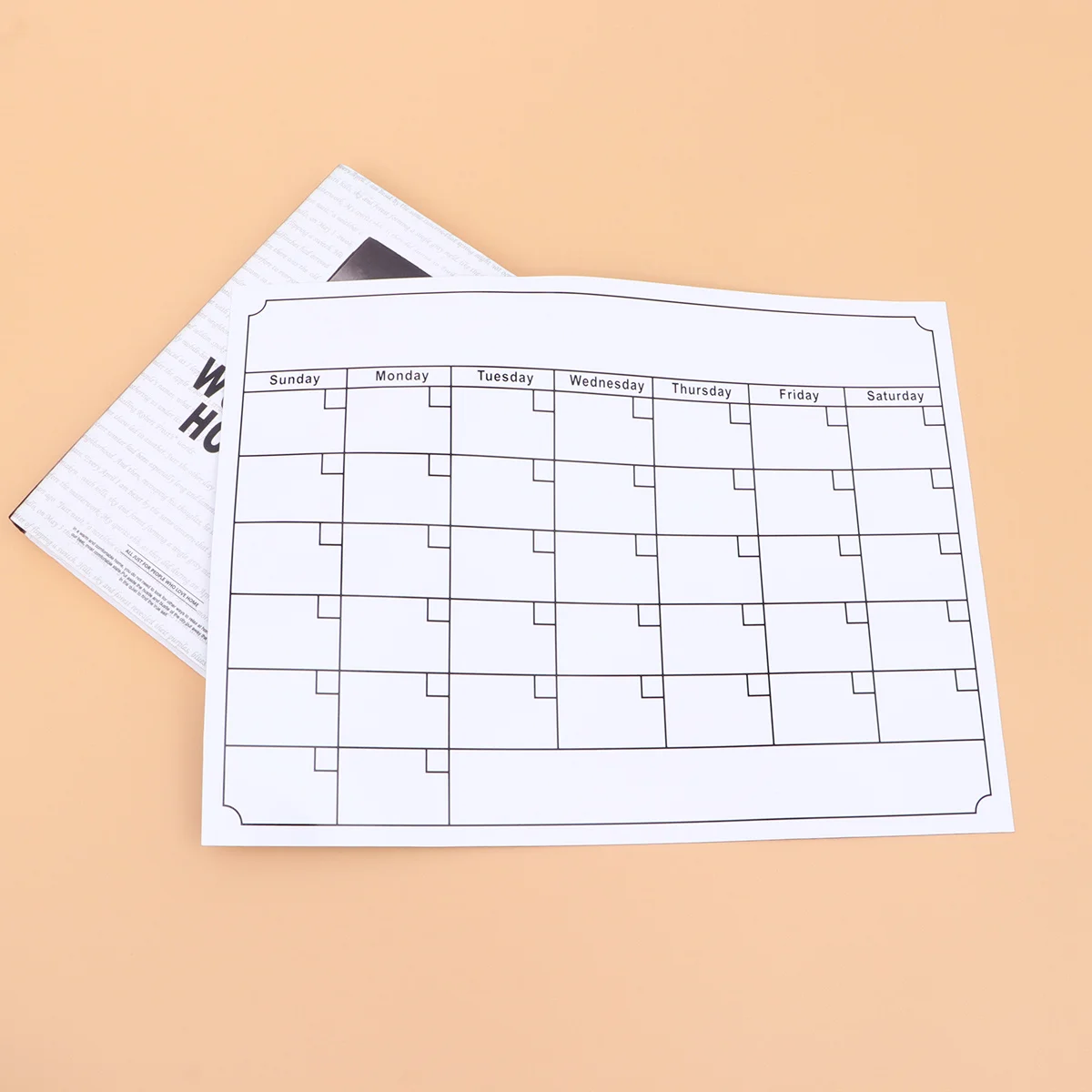 

40x30cm Magnetic Whiteboard Multi Purpose Memo Pad for Office Home School Weekly Planner Reusable Surface Dry Erase Board