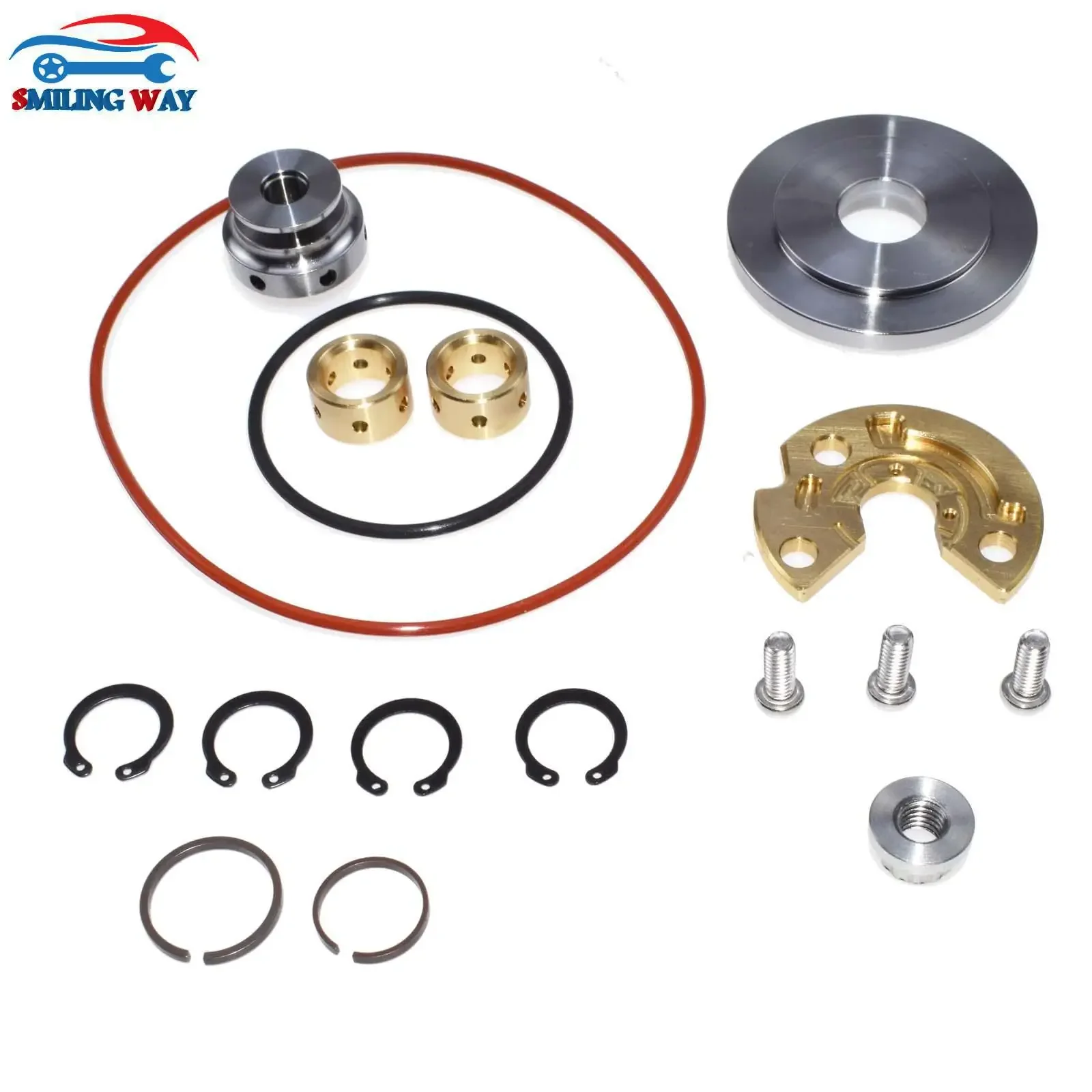 SMILING WAY# Turbo Charger Repair Rebuild Kit For T2 TB02 T25 T28 TB25 TB28 240 SX S13 S14 total 17pcs