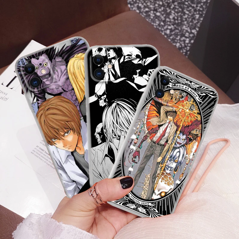 56TY Death Note Anime Soft Case for LG K71 K8 Plus K9 Lite Q510 K92 Q92 Stylo 6 7 V40 V50 V60 Velvet G9 X4 Q61 Q60