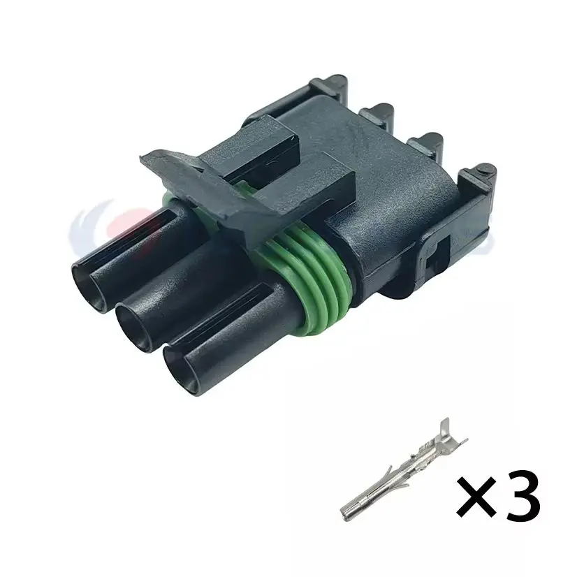 

1/5/10 SET 3 Pin 2.5mm Series Automotive Waterproof Connector Female MAP TPS coil Wire harness Plug Socket 12015793