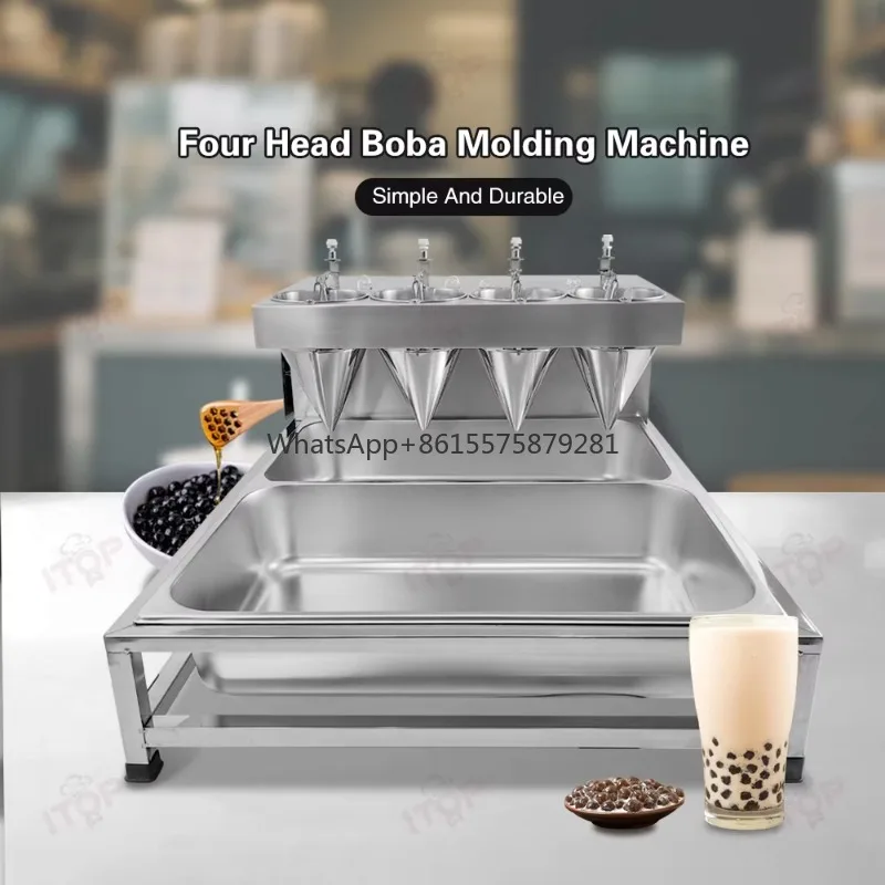 

Low Price New Design Four Head Maker Popping Boba Making Machine for Bubble Tea