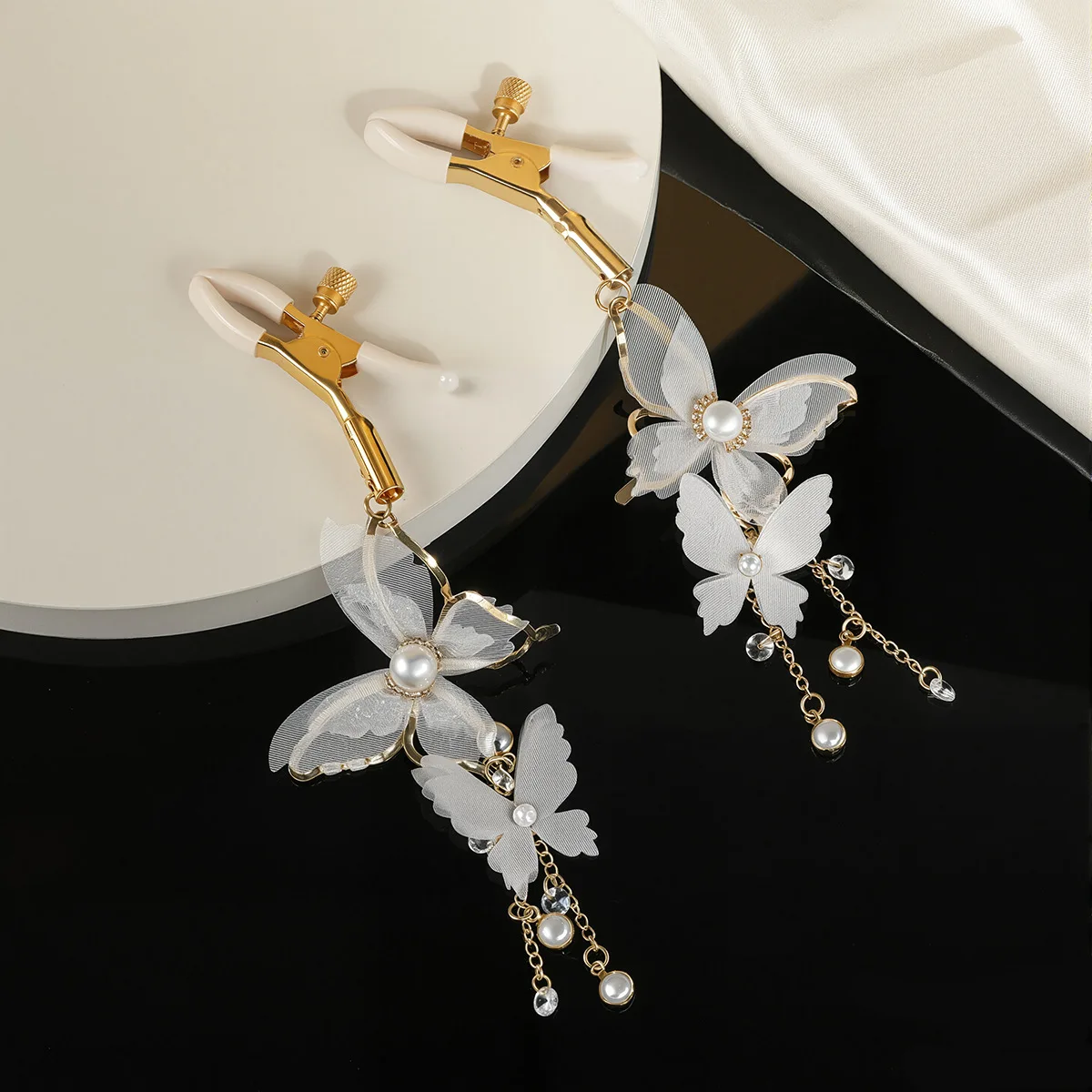 أداة الجنس الحلمة المشابك محفز الثدي مشبك أول تحفيز الإناث البظر المعادن ضبط النفس عبودية Bdsm اللعب السلع المثيرة