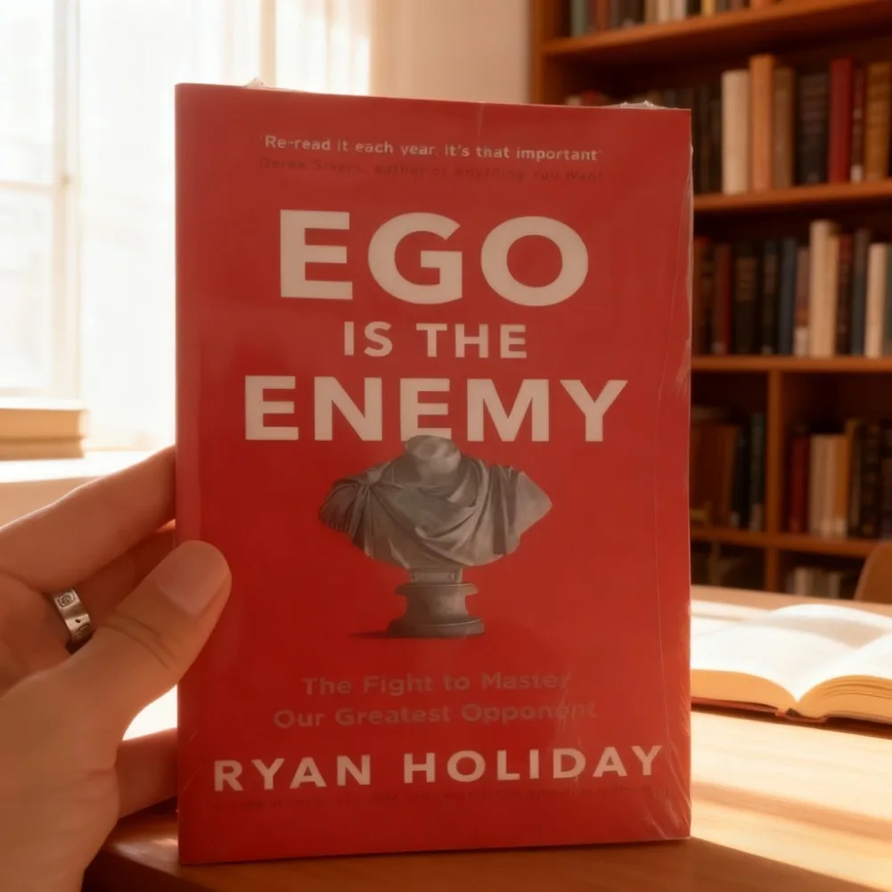 EGO هو العدو بقلم رايان هوليداي رواية غلاف ورقي # 1 كتاب نيويورك تايمز الأكثر مبيعًا #3