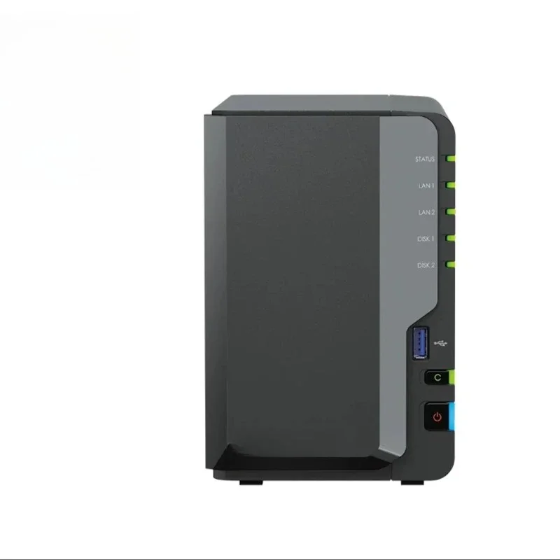 

DS224 + 2 кронштейна, бесступенчатый USB-интерфейс NAS 2U, дисковая станция размера стойки для сетевого хранения инвентаря