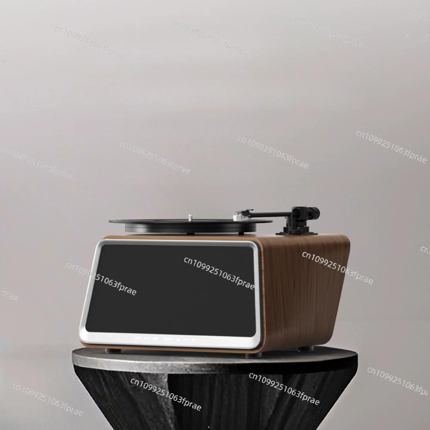 Vinyl record player Bluetooth stereo integrated retro phonograph living room ornament