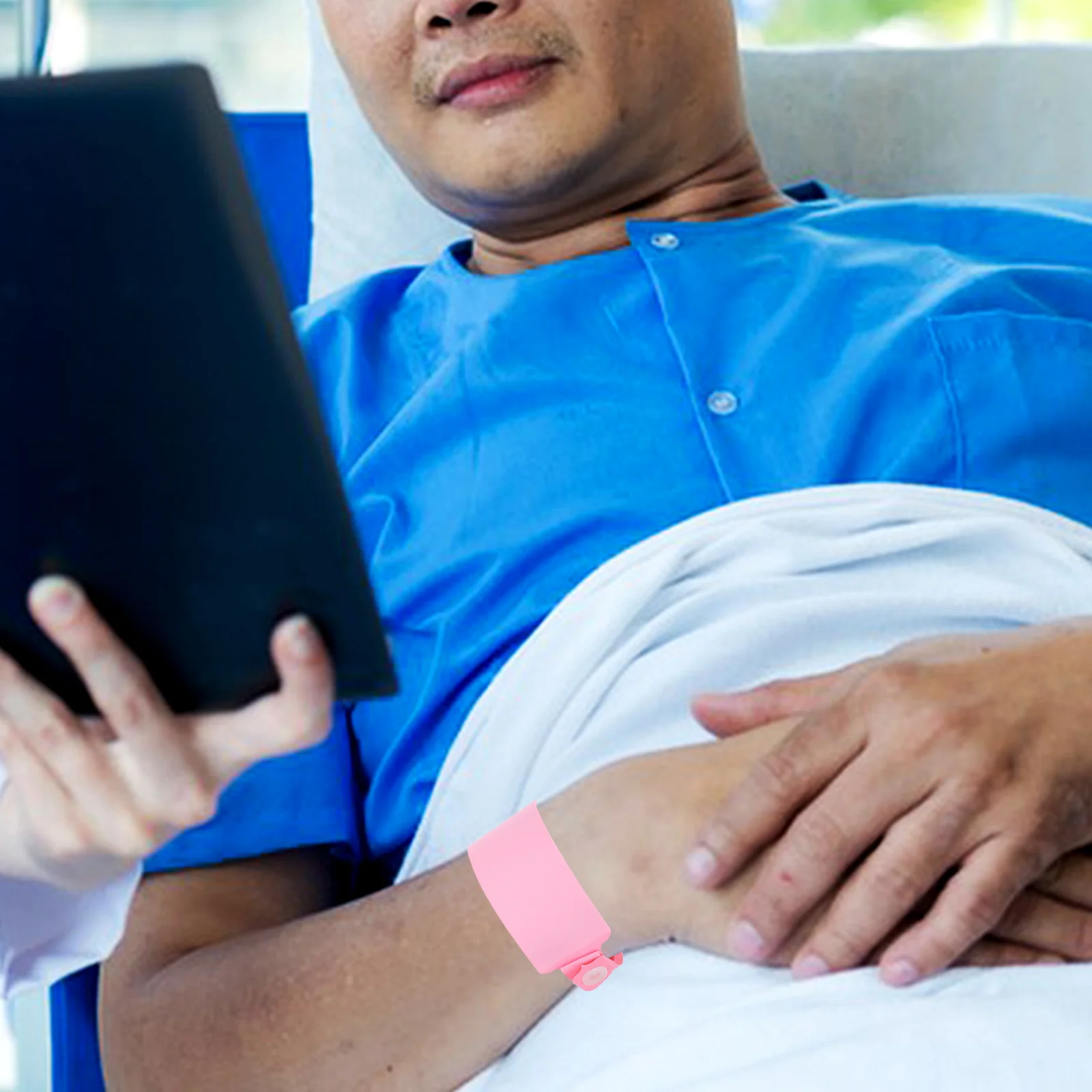 100 قطعة من الأساور المستشفى التي تستخدم لمرة واحدة من مادة PVC أساور معرف المريض المقاومة للماء أساور تحديد الهوية الطبية القابلة للكتابة #4