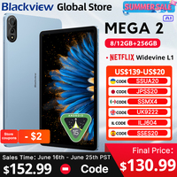 Blackview MEGA 2 Tablets 12 inch 2K Display Widevine L1 Android 15  24GB(8+16) 256GB 9000mAh AI Main Camera Pad PC