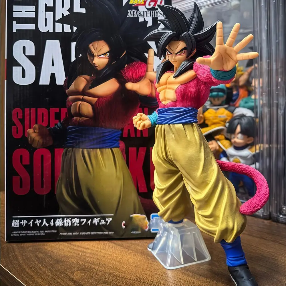 ドラゴンボール超サイヤ人4悟空gkフィギュアモデル、ssj4アニメコレクタブルデスクデコレーション卓上飾りトレンドギフト
