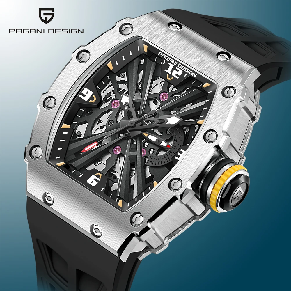 2024 PAGANI DESIGN Chronograph Quartz Wristwatch Sport VH65 Watch For Men Sapphire Glass Stainless Steel Waterproof PD1738