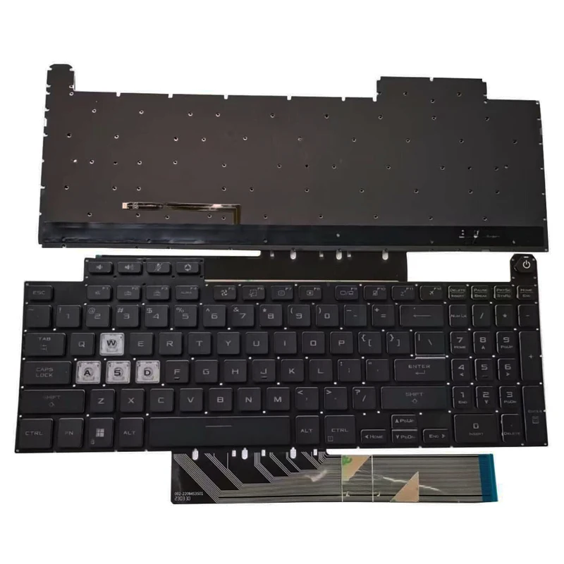 

YY+New For Asus TUF Gaming F15 FX517ZC FX517ZE FX517ZM FX517ZR US Keyboard Backlit