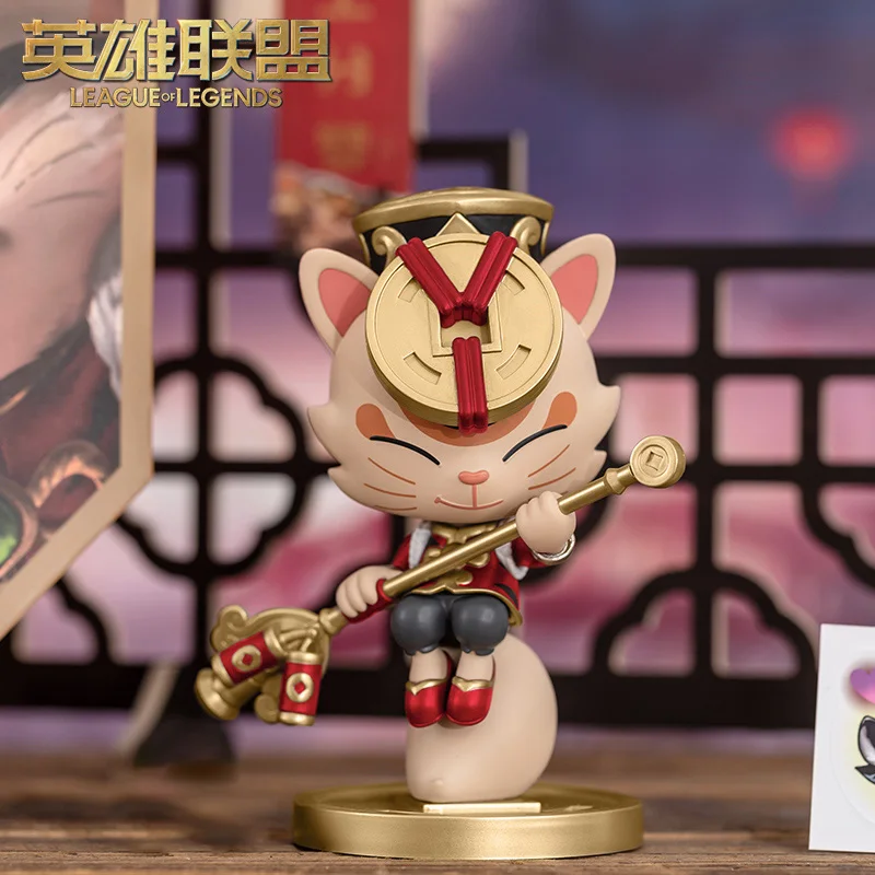 Official Authentic 15cm League Of Legends Anime Game Figurine Teemo New Year Action Figurine Periphery Collect Toys For Kid Gift