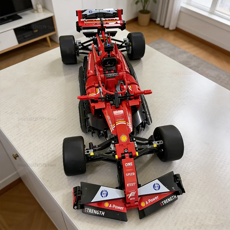 مجموعة مكعبات بناء نموذج سيارة سباق تقنية كلاسيكية جديدة لعام 2026، طقم تجميع ذاتي للبالغين والمراهقين، هدية عيد الميلاد، أكثر من 1000 قطعة