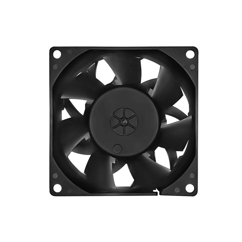 JUMPEAK 12V High Speed 8038 80mm 9000RPM Fan 4PIN PWM Two Ball Bearing 8cm System chłodzenia do serwerowej stacji roboczej Gabinet górnictwo