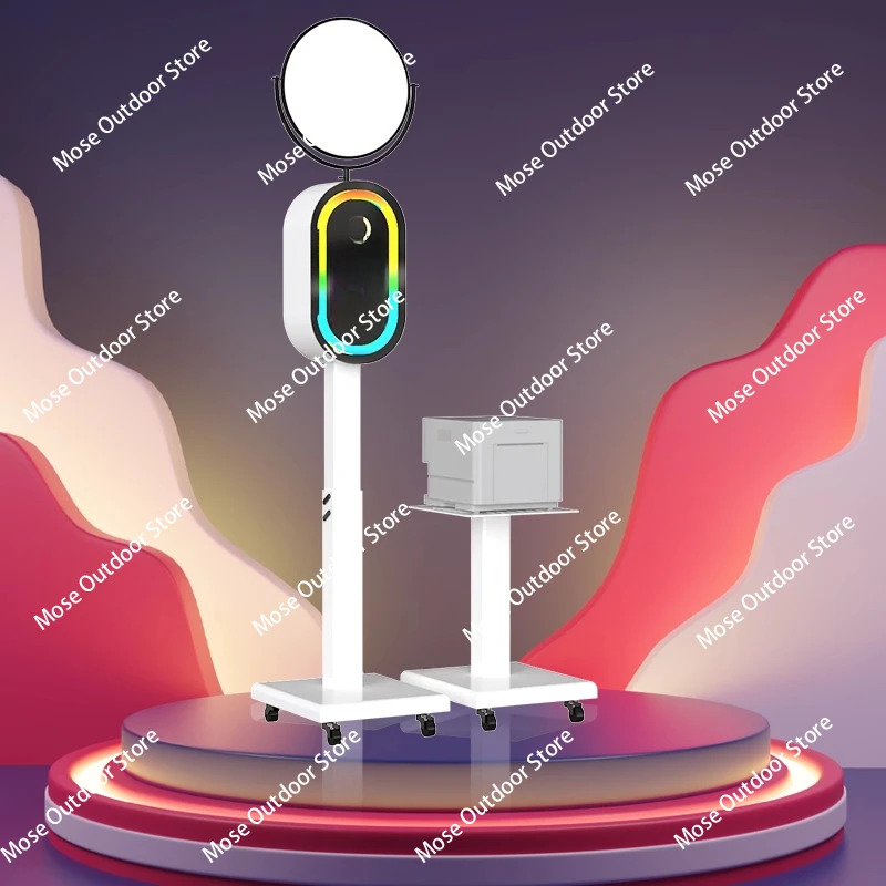 

Mirror photobooth fashion interactive camera wedding party integrated selfie photo booth machine