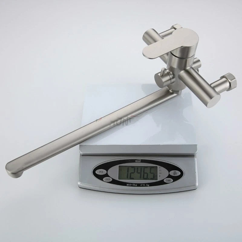 Imagem -03 - Torneira da Banheira do Banheiro do 304 Torneira do Chuveiro da Cachoeira de Parede Cabeça de Chuveiro Portátil Conjunto Aço Inoxidável