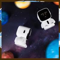 Cartoon Big Head Robot Digital Alarm Clock LED Adorable Display Alarm Clock Alarm Clock For Kids Desk Bedside-TFBC