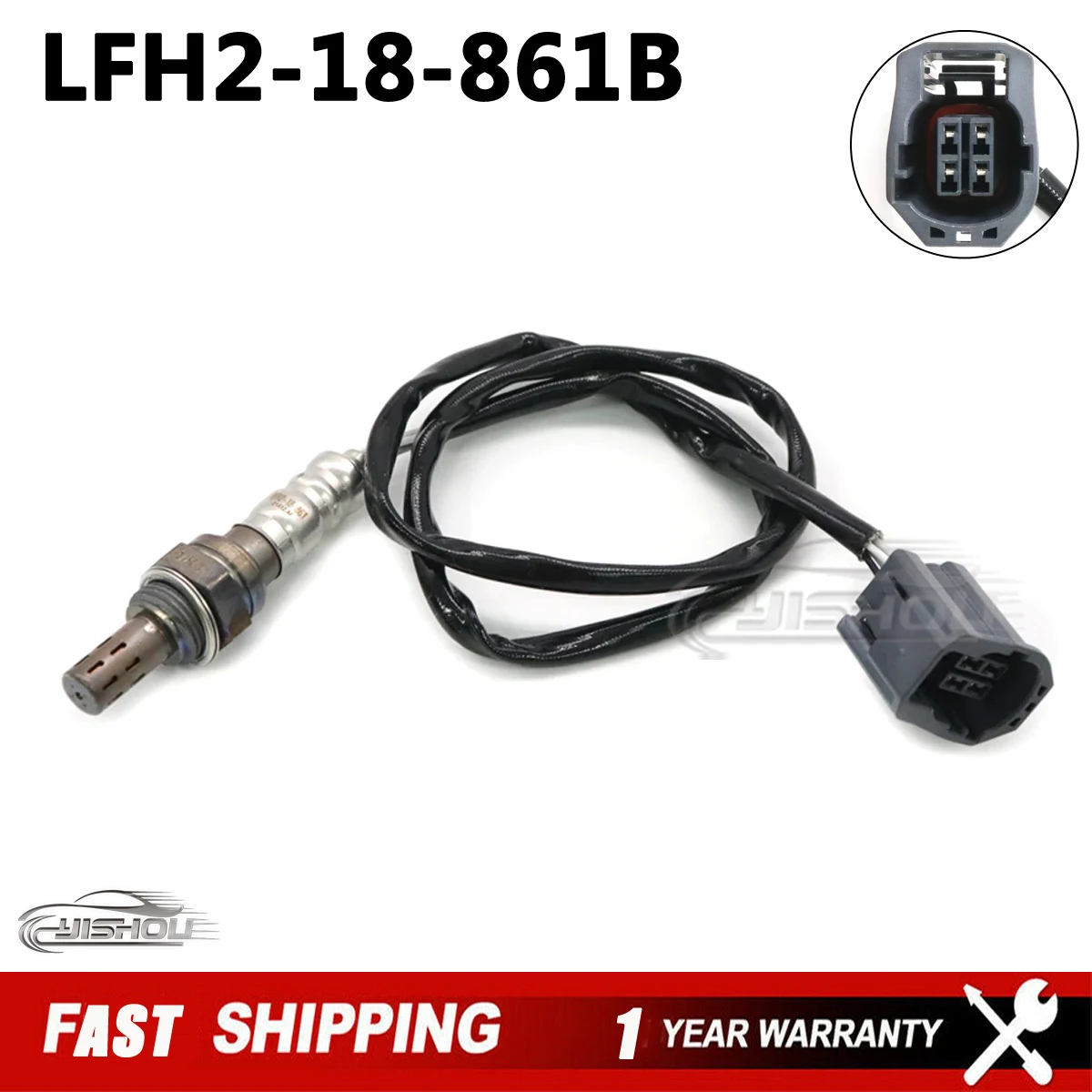 LFH2-18-861B Lambda O2 Oxygen Sensor Rear Air Fuel Ratio ZJ39-18-861A For Mazda 3 2.0L 2.3L 2 1.5L M6 6 1.8L 2.0L 2004-2010