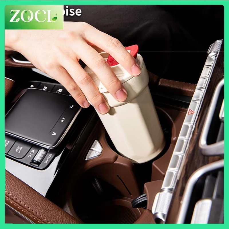 New For Mercedes-Benz GLE350 450 GLS400 Car Central Control Full-cover Water Cup Holder Storage Box Silicone Anti-slip Protector