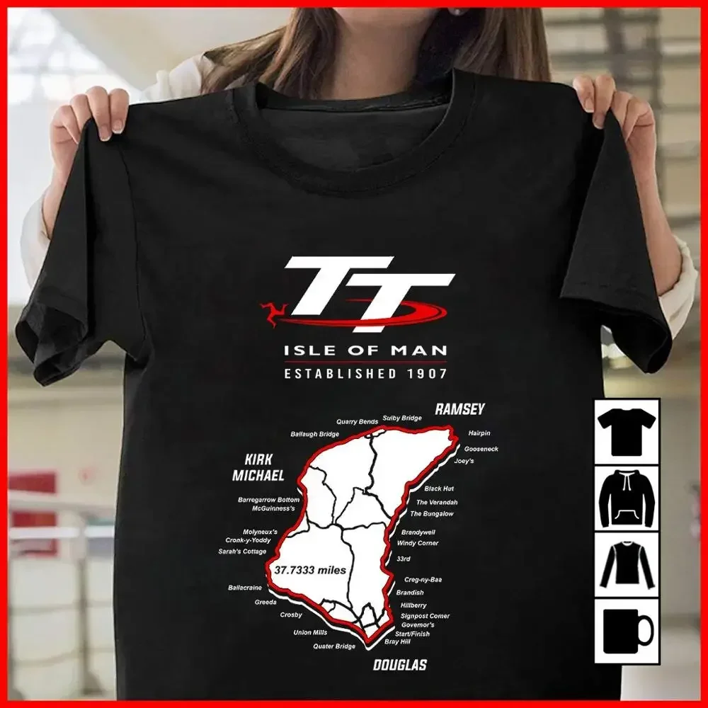 Tt Isle of Man Douglas T-Shirt Men 2019 Brand Clothing Tees Casual Print Harajuku Short Sleeve Men's Top Create Your Own Shirt