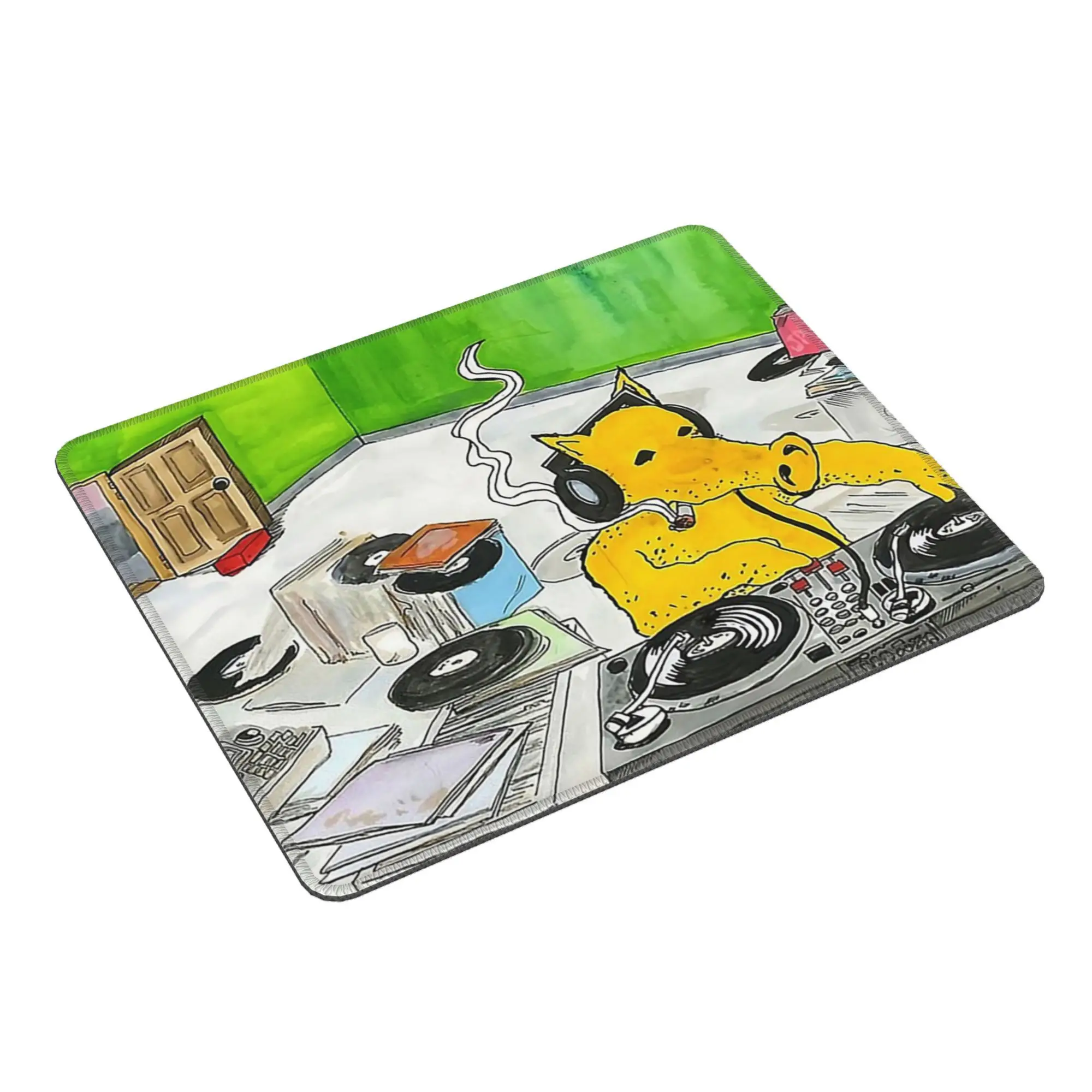 Quasimoto DJ ماوس الوسادة الكمبيوتر لوحة المفاتيح الماوس حصيرة ألعاب الكمبيوتر المحمول حصيرة مكتب الملحقات الجدول الحصير