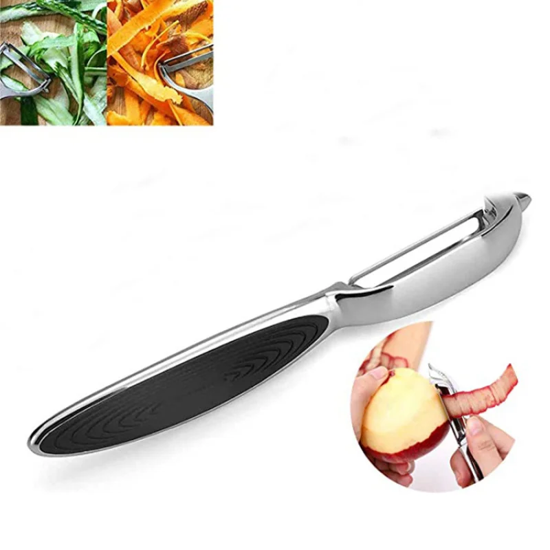 Cross-Border Multi-Purpose Vegetable Fruit Peeling Knife Carbon Steel Rotatable PeelerIVertical Type【Quantity discount】