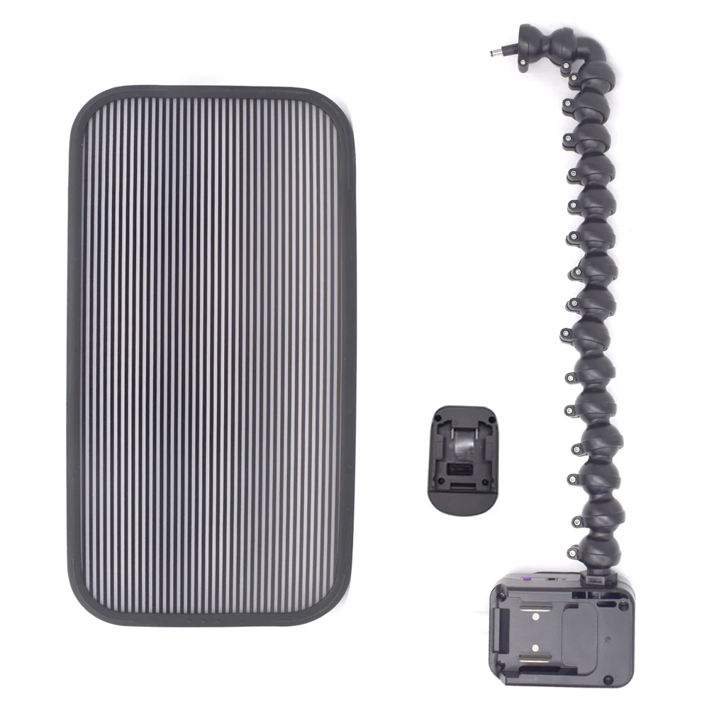 Adjustable Brightness Car Paintless Dent Detector Lamp  9 LED Strips Pdr Lamp Battery Not Included