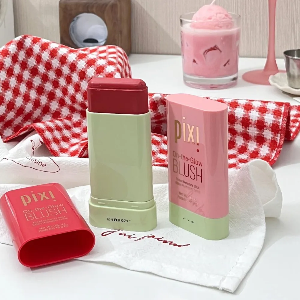 Tinted Mositure Blush Stick Face Pink Cream Cheek Blusher Cosmetics 3 in 1 Makeup Tubes used on lips eyes cheeks