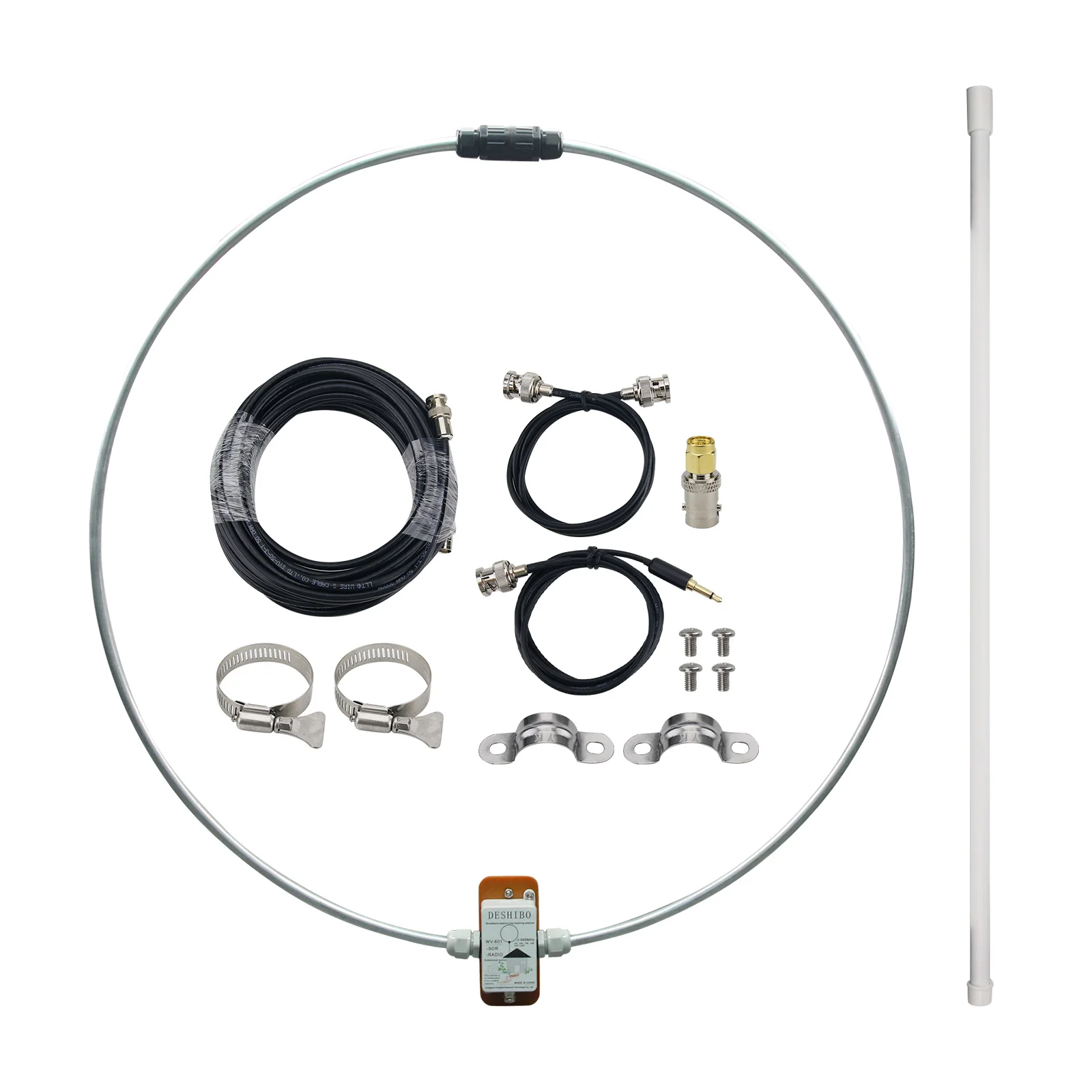 GOOD TZT WV-600 Waterproof 10KHz-899MHz Broadband Passive Loop Antenna for Malachite/SDR for GNSS & GPS Applications