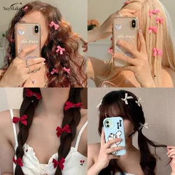 Sweet Small Bowknot Hairpin For Girls Summer Cute Fashion Bangs Clip Mini Bows Hairslide Headwear Hair Accessories