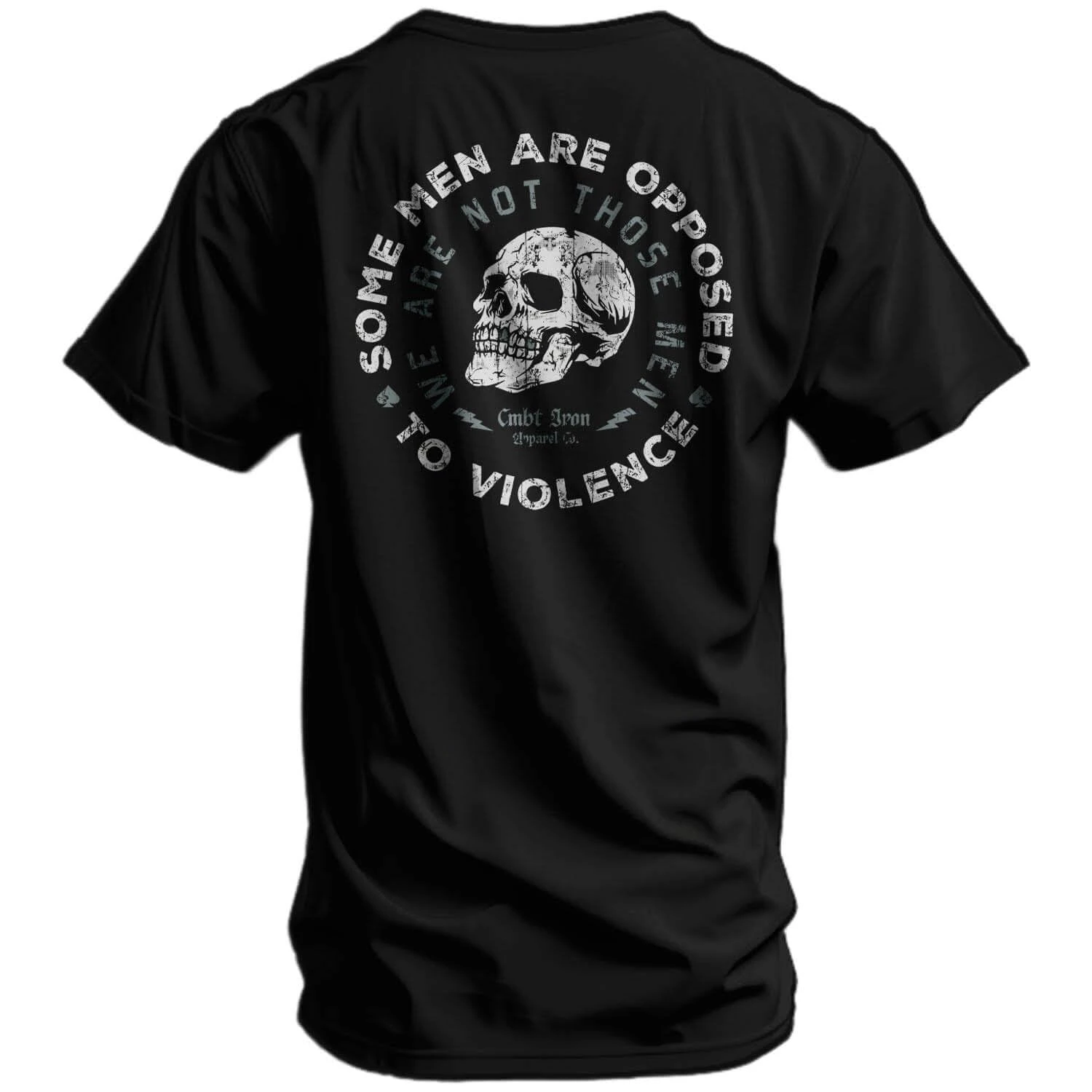 Opposed To Violence Military Training Tactics Graphic Tee Cotton Mens Womens T-Shirt Outdoor Top