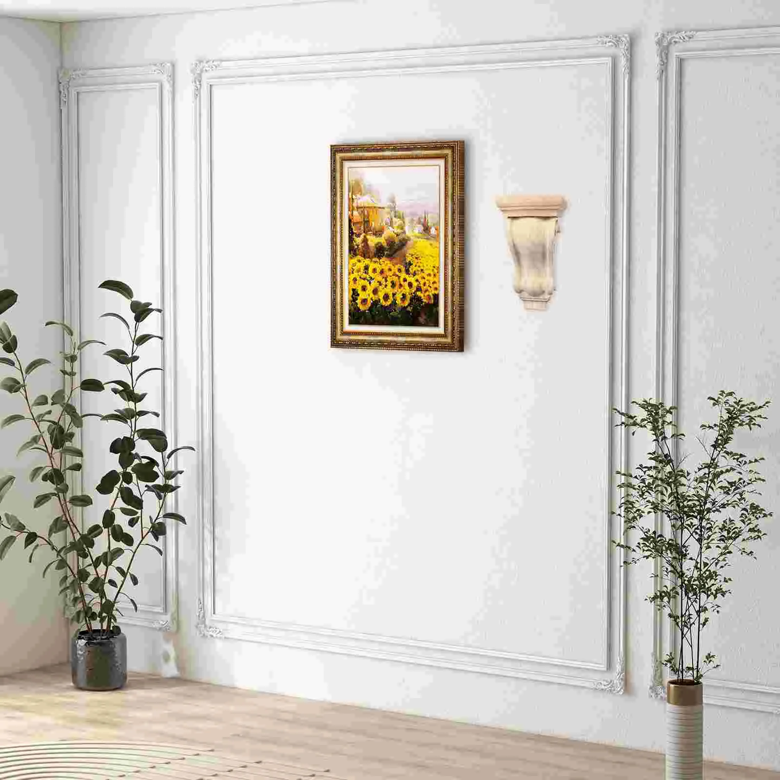 Manopola Corbel Decorazione Corbels decorativi in gesso Angolo in legno per soffitto in stile europeo