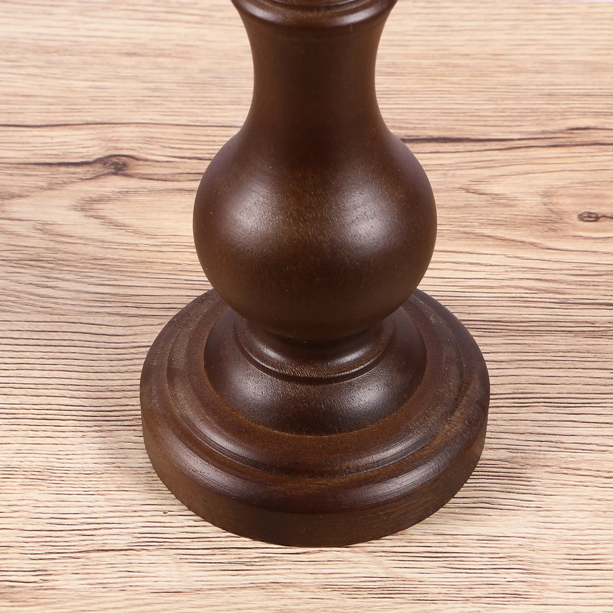 

Wooden C Solid Wood Holder Copper Design Romantic Decor Durability Gift Wedding Birthday