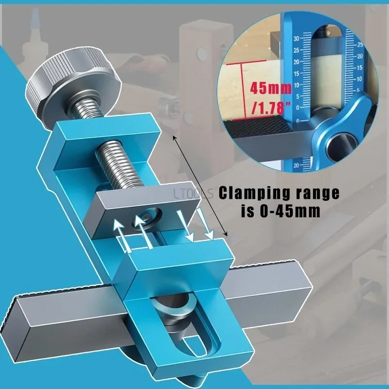

Позиционер для установки двери шкафа, регулируемый, без ручки, выравнивающий монтажный зажим для панели, прецизионный локатор для быстрого сверления 2 в 1, локатор
