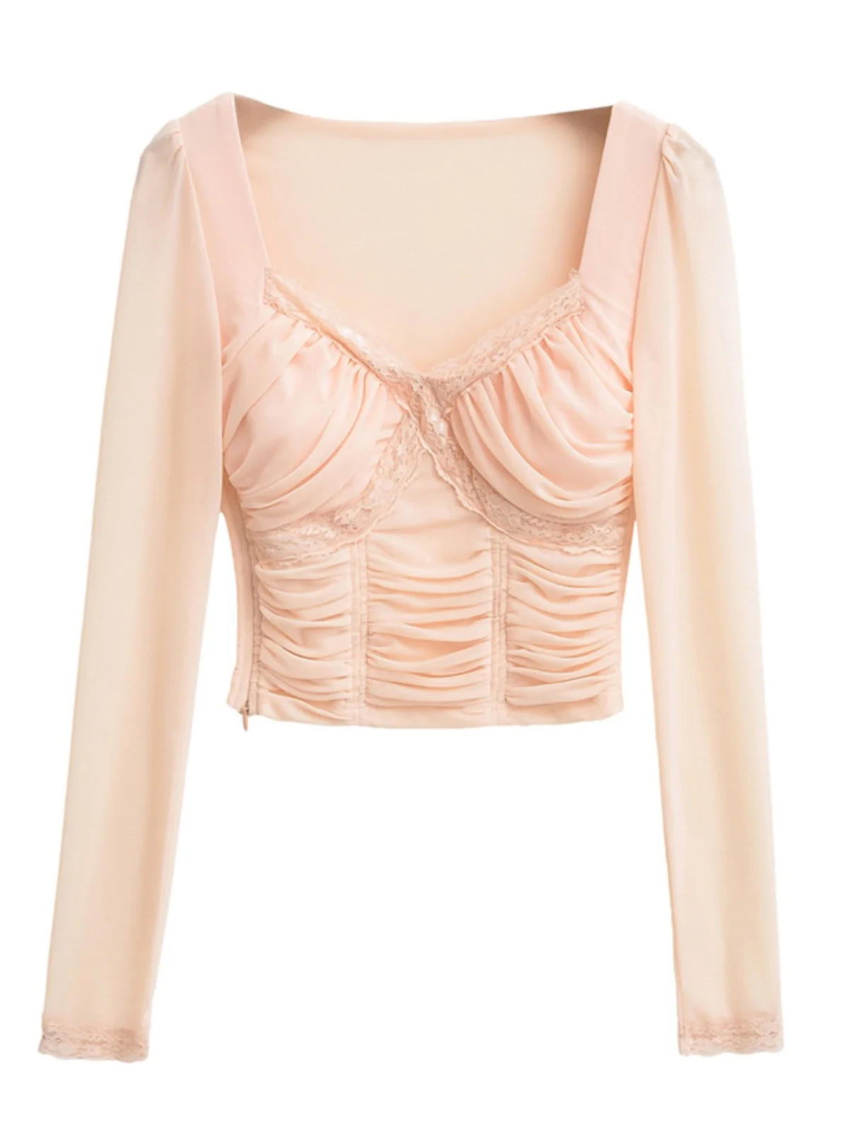 Street Sle Sexy dentelle épissure ort Svel v-ne Base irt pur désir vent minceur moi haut pour les femmes