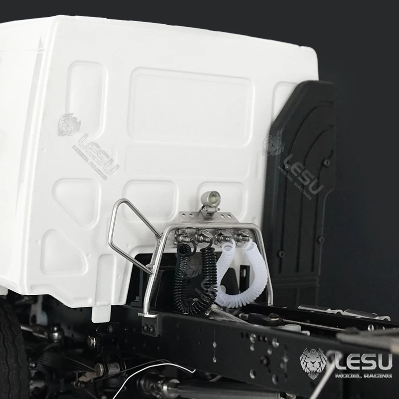 

Spare LESU Metal Cabin Rear Tube Rack Spotlight for DIY 1/14 RC Tamiyaya Tractor Truck Model Remote Control Toys Th19138-SMT2