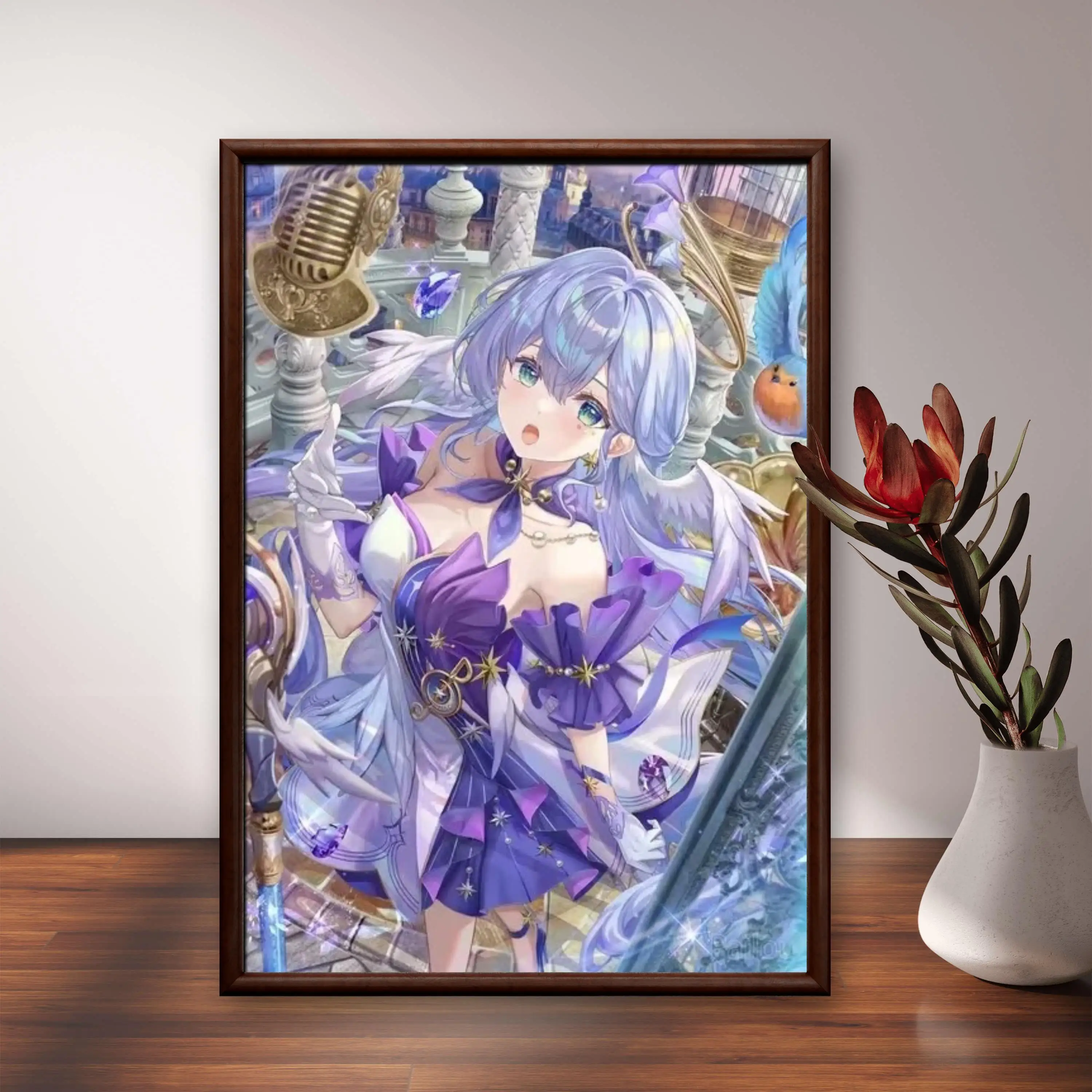 Honkai Star Rail Video Game Diamond Art Painting Firefly Robin Kafka Marth 7th Anime Girl Diy Mosaic Cross Stitch Room Decor